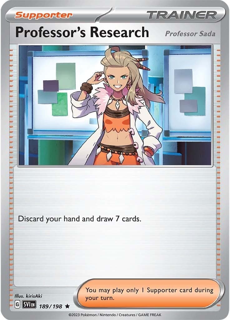 Professor's Research 189/198 - SV01 Scarlet & Violet Base Set Holofoil