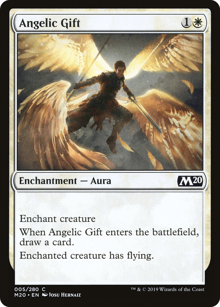 Angelic Gift [Core Set 2020] Foil