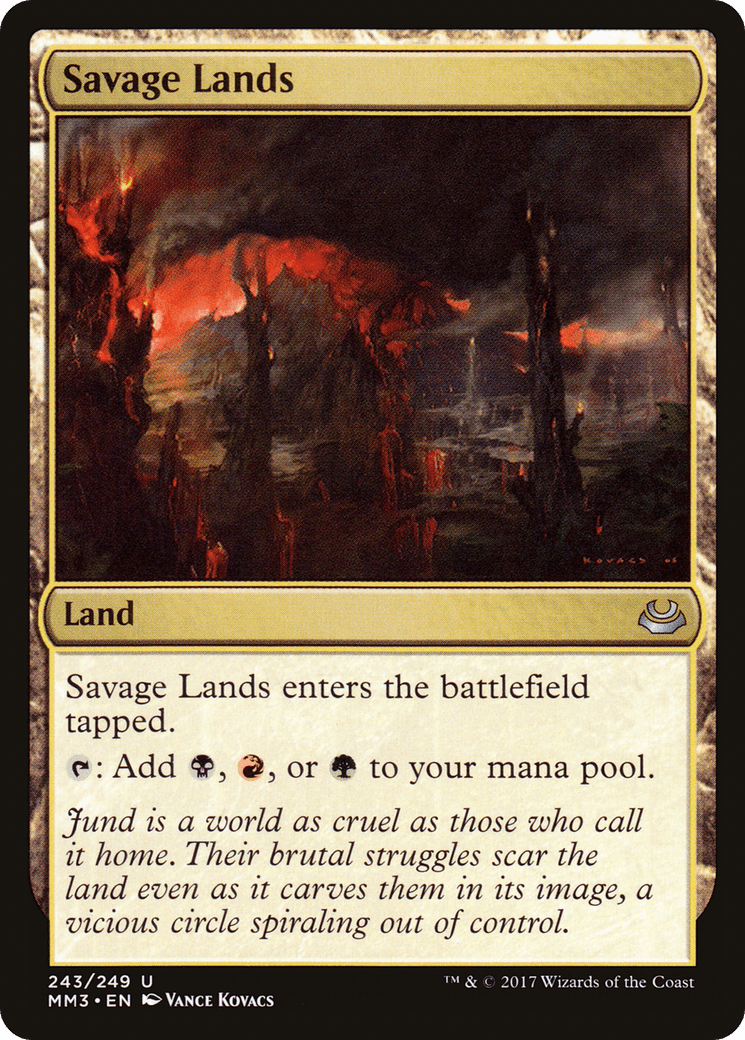 Savage Lands [Modern Masters 2017] Foil