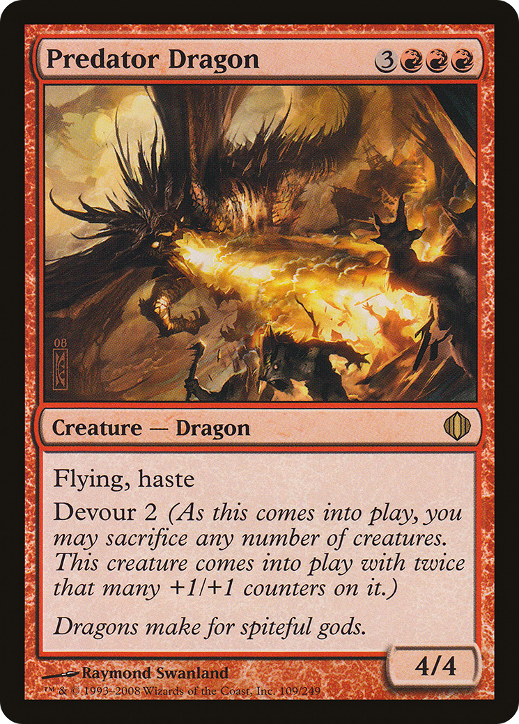 Predator Dragon [Shards of Alara] Foil