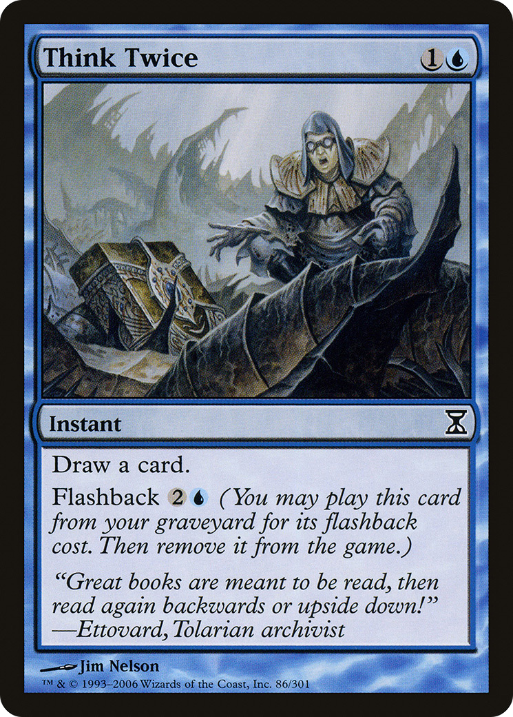 Think Twice [Time Spiral] Foil