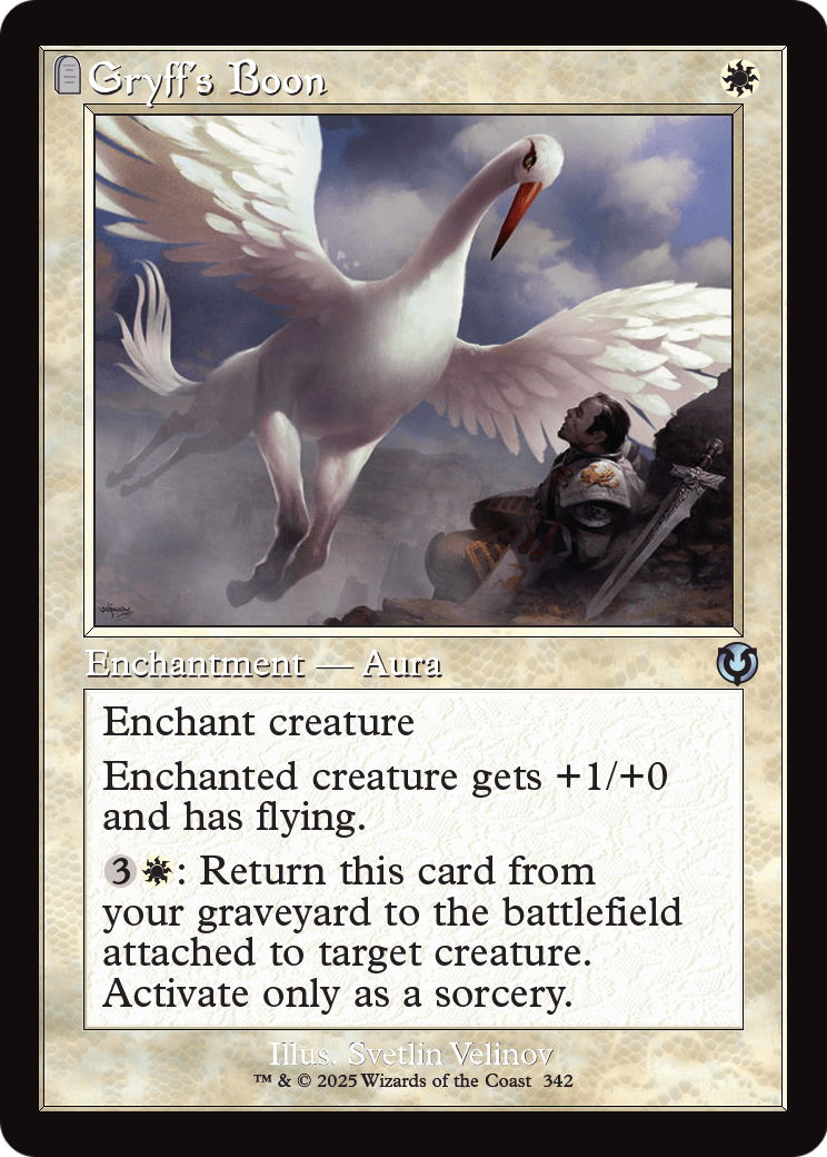 Gryff's Boon (Retro Frame) (-342) [Innistrad Remastered]  Foil