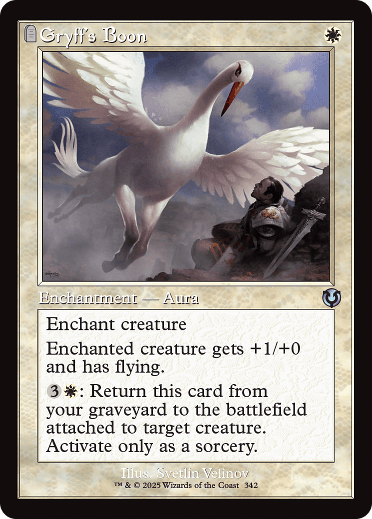 Gryff's Boon (Retro Frame) (-342) [Innistrad Remastered]  Foil