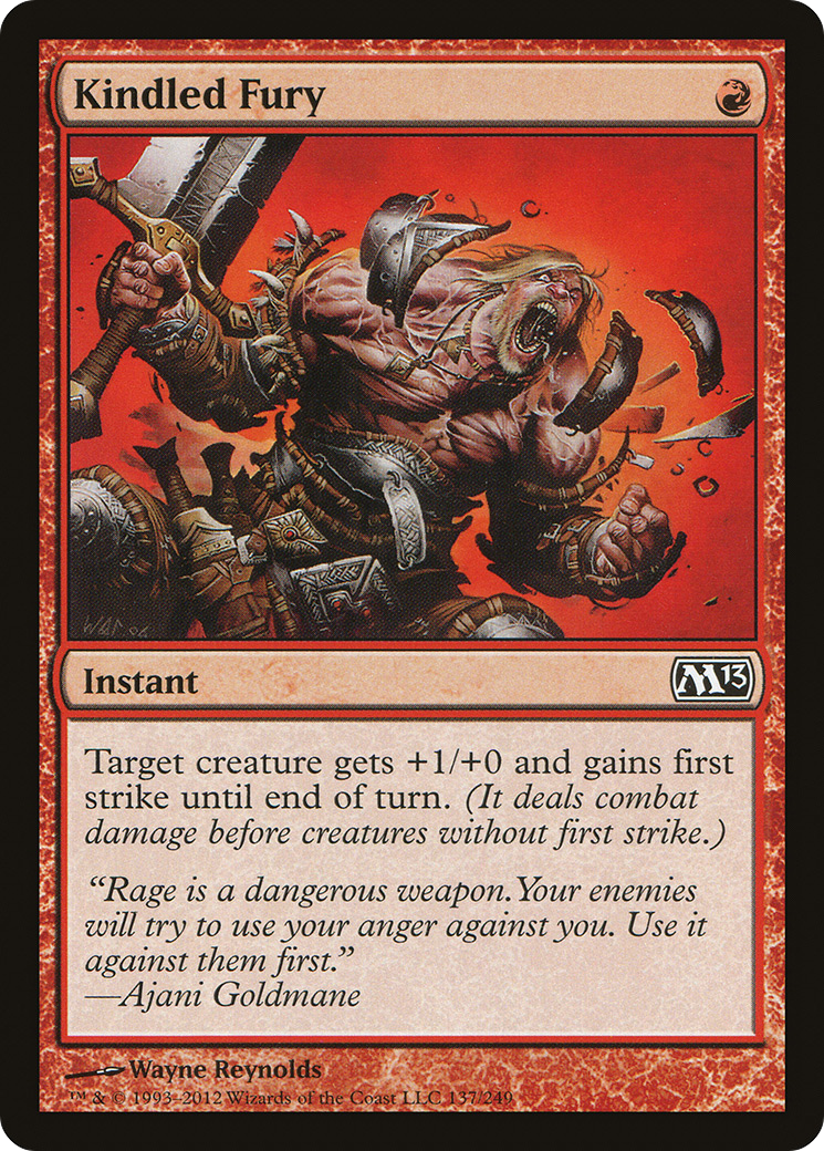 Kindled Fury [Magic 2013] Foil