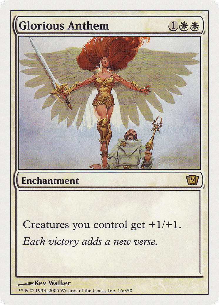 Glorious Anthem [Ninth Edition] Foil