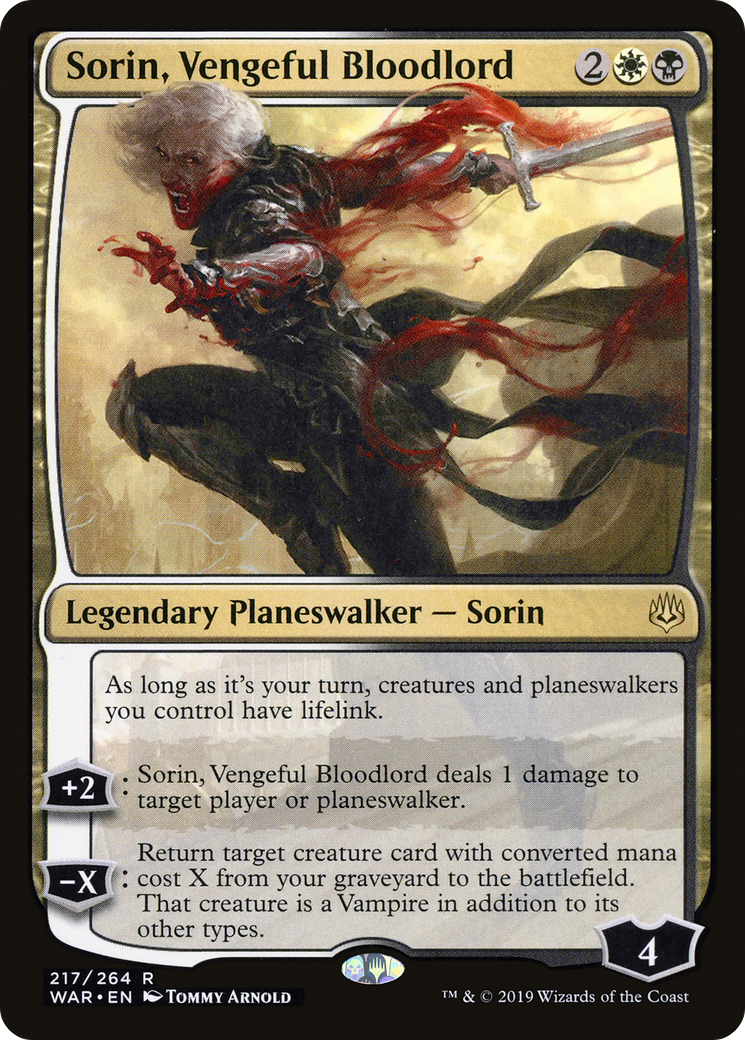 Sorin, Vengeful Bloodlord [War of the Spark] Foil