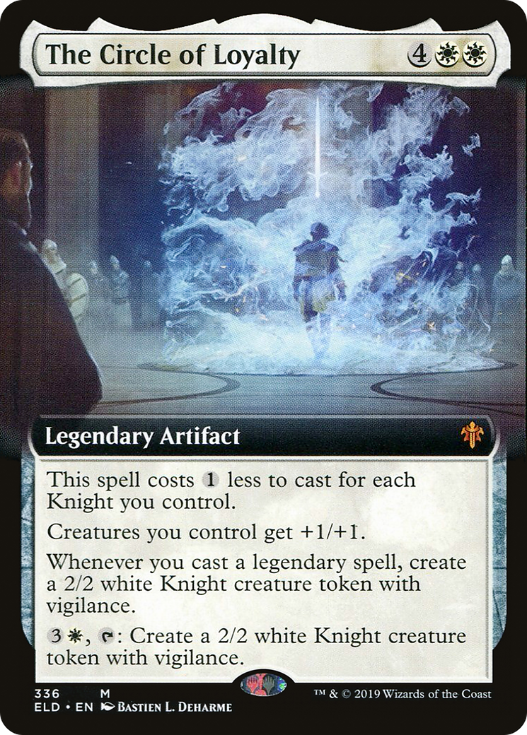 The Circle of Loyalty (Extended Art) [Throne of Eldraine] Foil