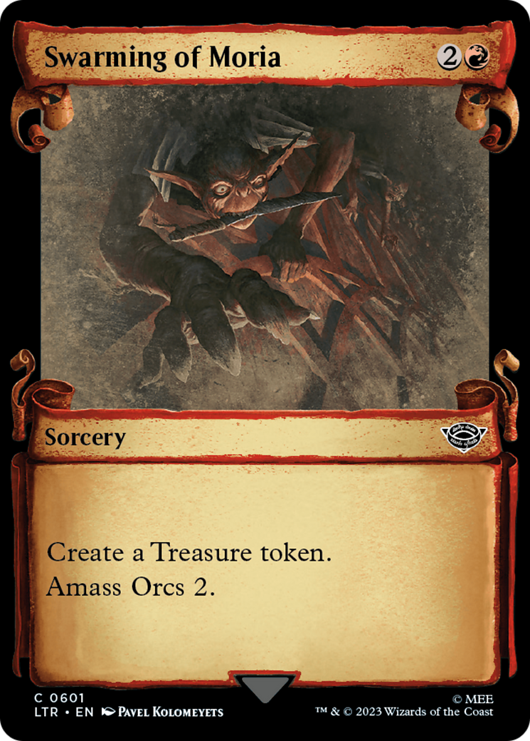 Swarming of Moria [The Lord of the Rings: Tales of Middle-Earth Showcase Scrolls] Foil