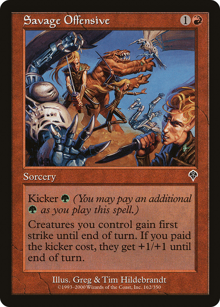 Savage Offensive [Invasion] Foil