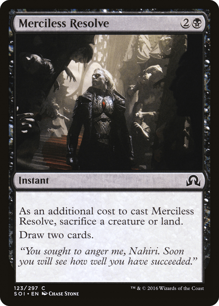 Merciless Resolve [Shadows over Innistrad] Foil
