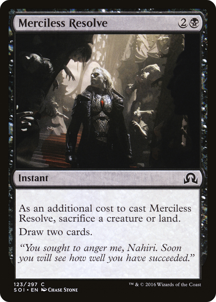 Merciless Resolve [Shadows over Innistrad] Foil