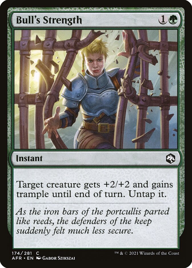 Bull's Strength 174 (Adventures in the Forgotten Realms)  - Foil