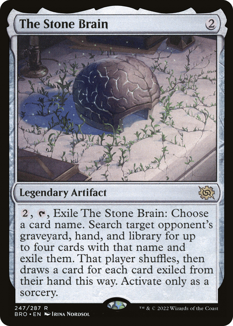 The Stone Brain [The Brothers' War] Foil