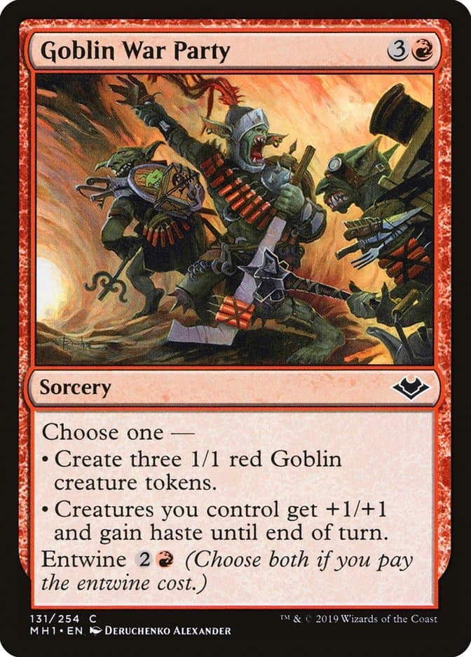 Goblin War Party [Modern Horizons] Foil