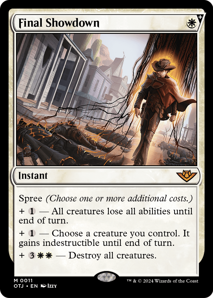 Final Showdown [Outlaws of Thunder Junction] Foil