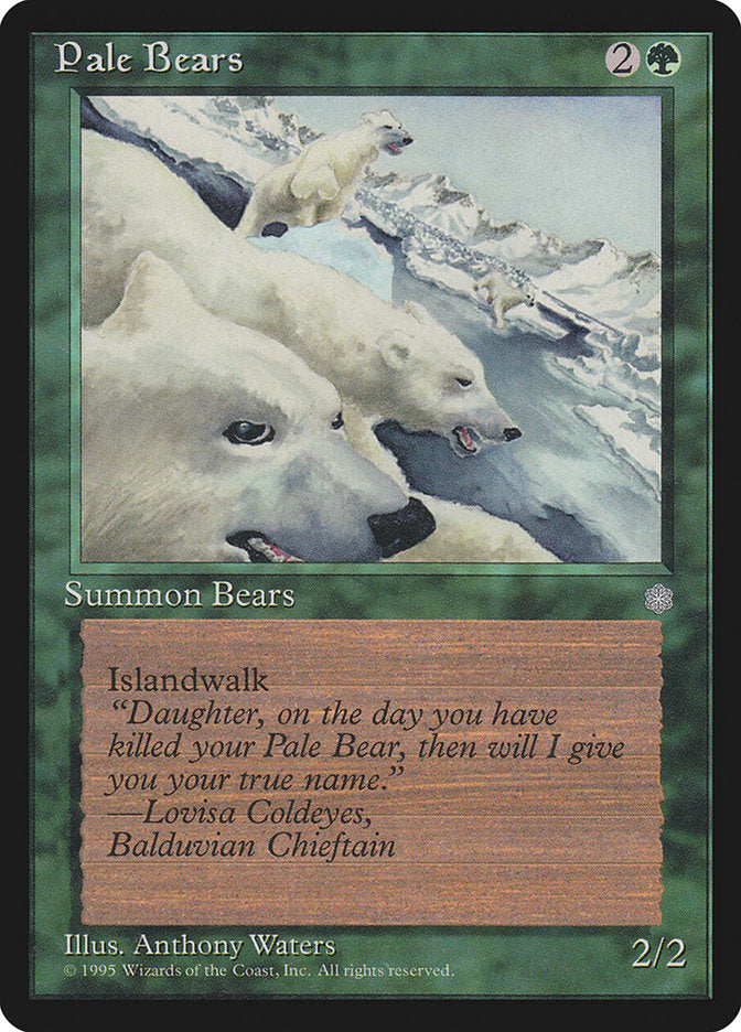 Pale Bears 256/383 (Ice Age) 