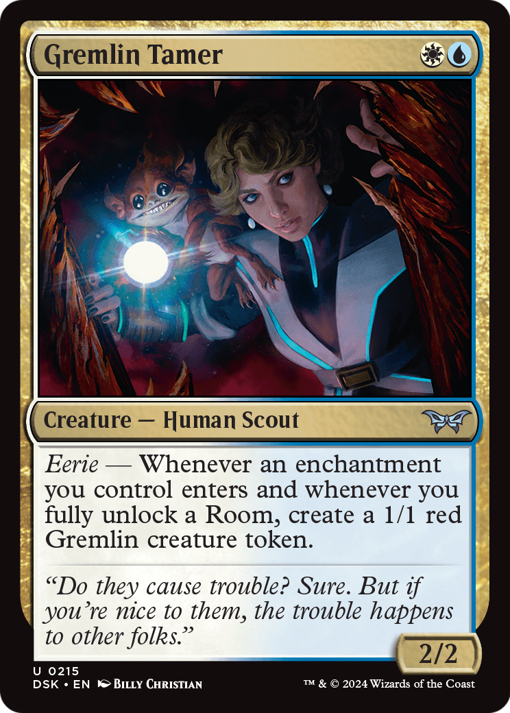 Gremlin Tamer [Duskmourn: House of Horror] Foil