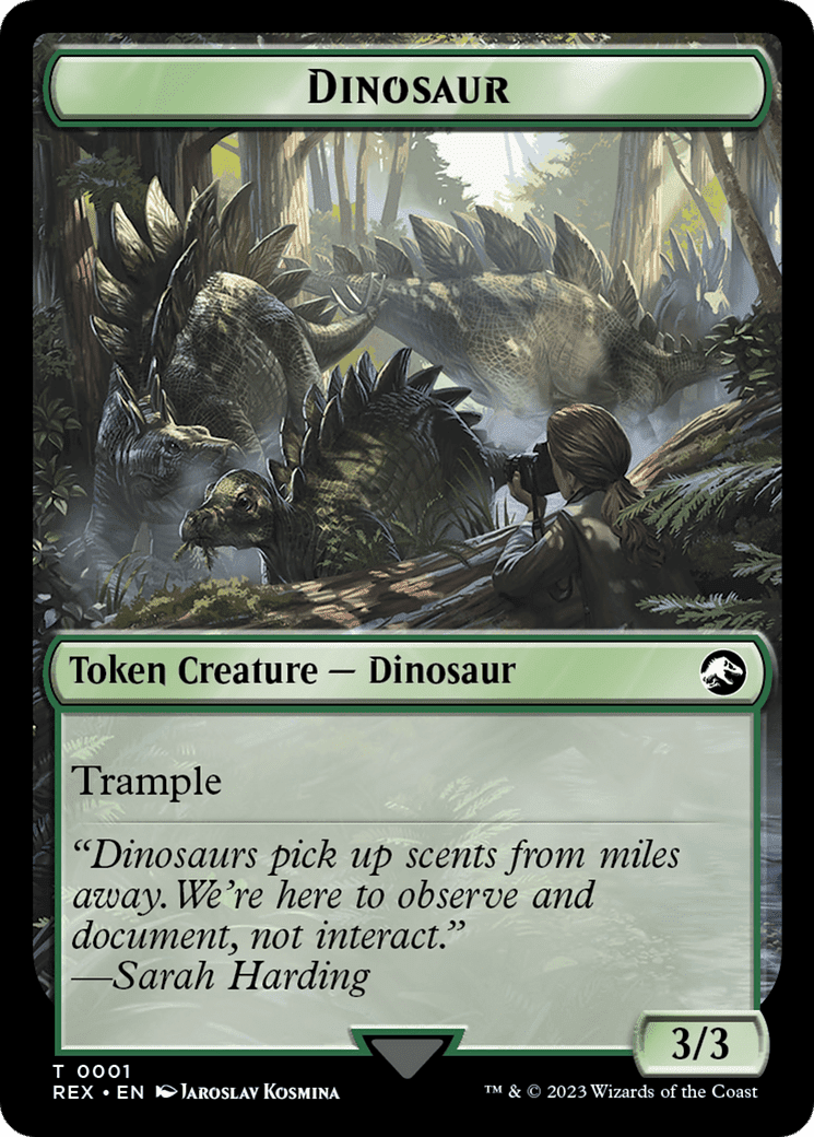 Dinosaur Token [Jurassic World Collection Tokens] Foil