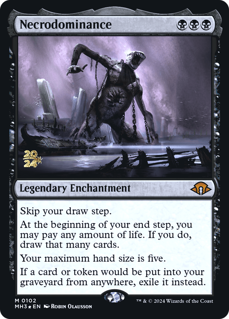 Necrodominance [Modern Horizons 3 Prerelease Promos]