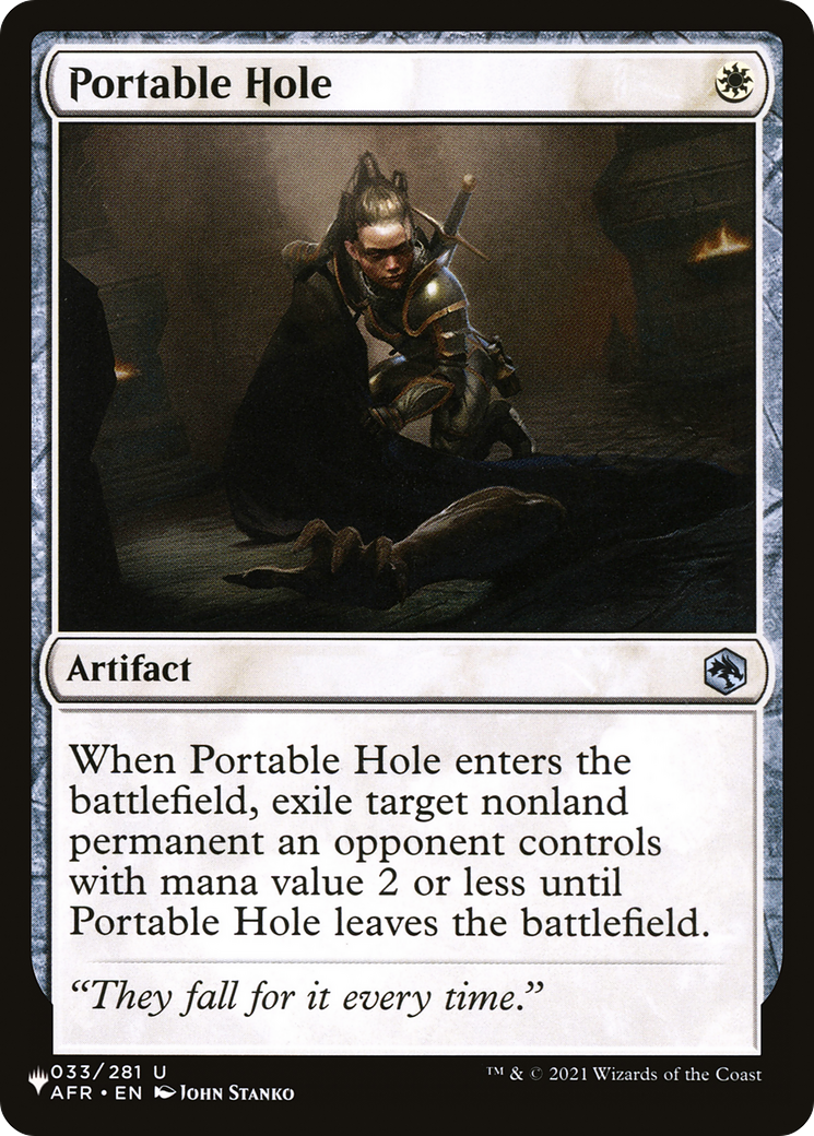 Portable Hole |  (AFR-33) [The List]
