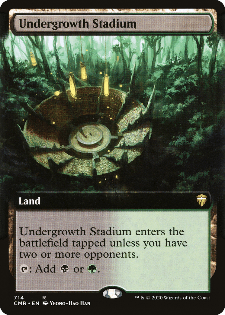 Undergrowth Stadium (Extended Art) [Commander Legends] Foil