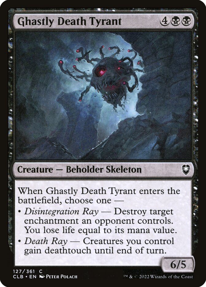 Ghastly Death Tyrant 127 (Commander Legends: Battle for Baldur's Gate) 