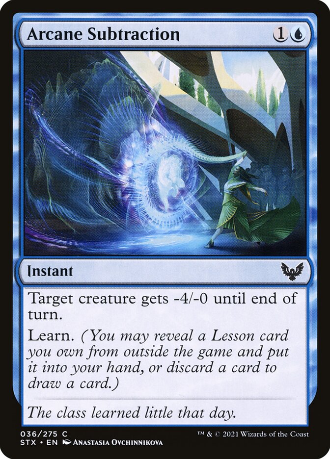 Arcane Subtraction 36 (Strixhaven: School of Mages)  - Foil