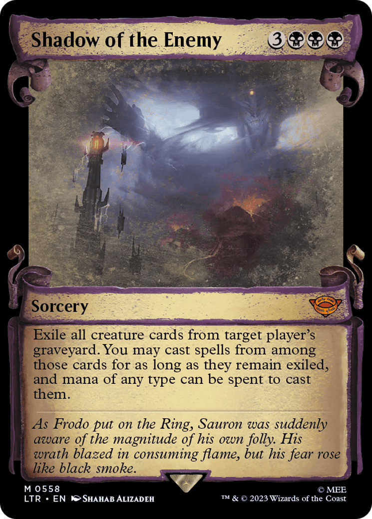 Shadow of the Enemy [The Lord of the Rings: Tales of Middle-Earth Showcase Scrolls] Foil