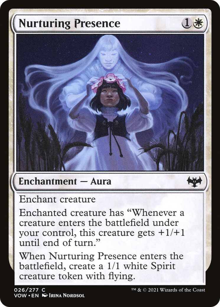 Nurturing Presence [Innistrad: Crimson Vow] Foil