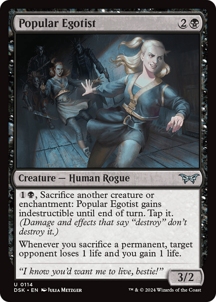 Popular Egotist [Duskmourn: House of Horror] Foil