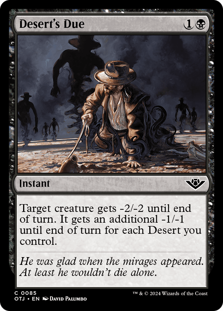 Desert's Due [Outlaws of Thunder Junction] Foil