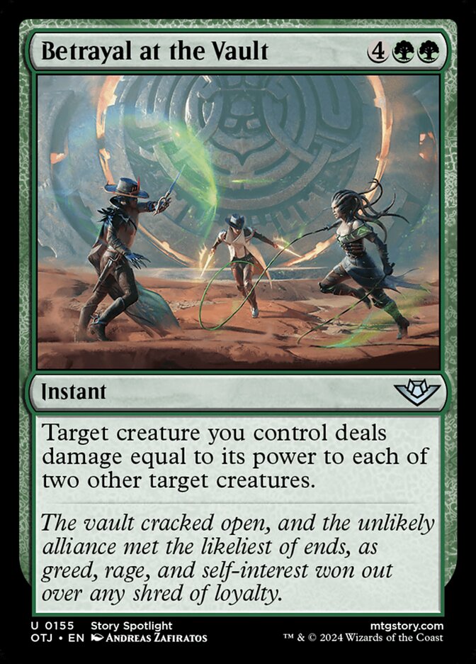 Betrayal at the Vault 155/286 (Outlaws of Thunder Junction)  - Foil