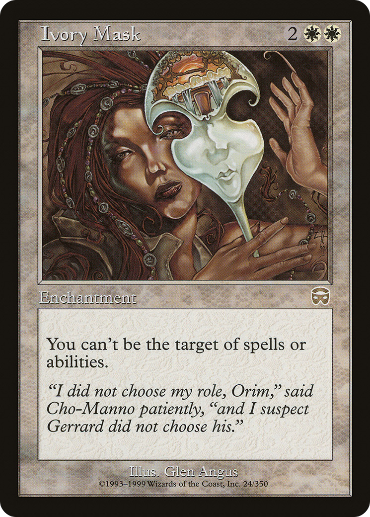 Ivory Mask [Mercadian Masques] Foil
