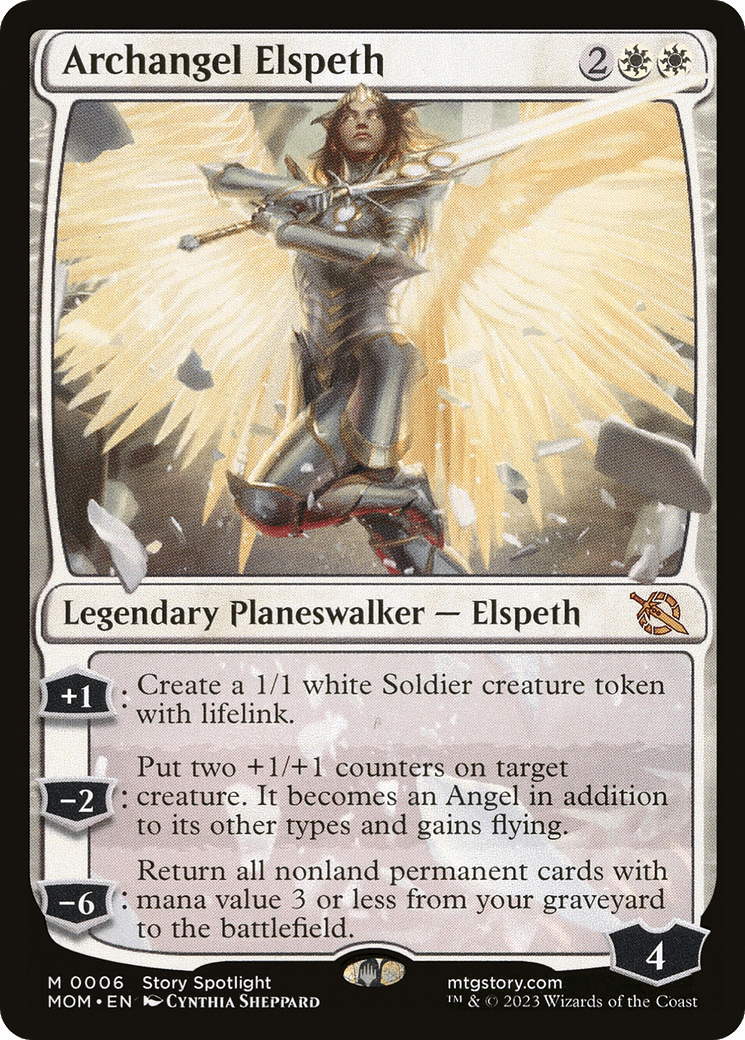Archangel Elspeth [March of the Machine] Foil