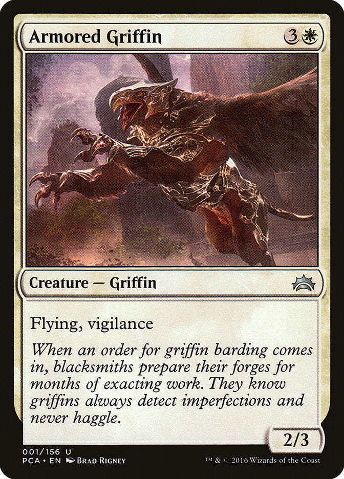 Armored Griffin 1/156 (Planechase Anthology) 