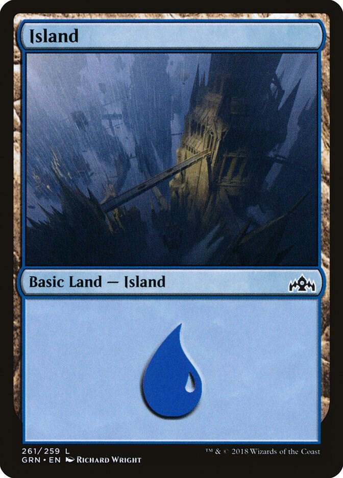 Island 261/259 (Guilds of Ravnica) 