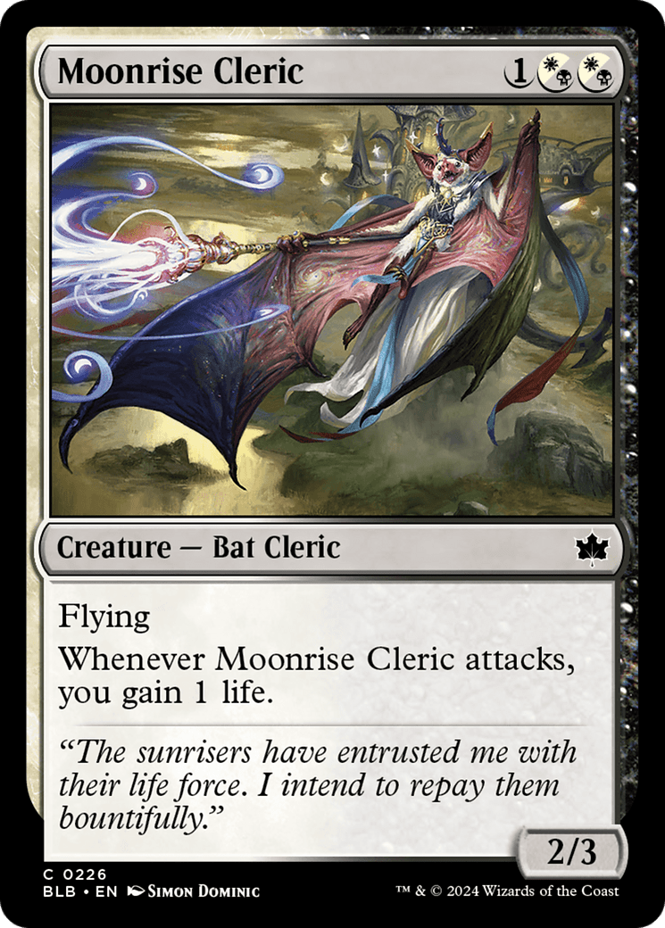 Moonrise Cleric [Bloomburrow] Foil