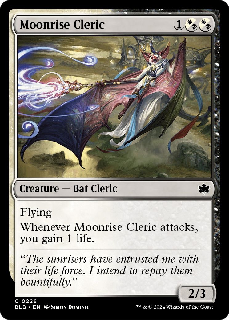 Moonrise Cleric [Bloomburrow] Foil