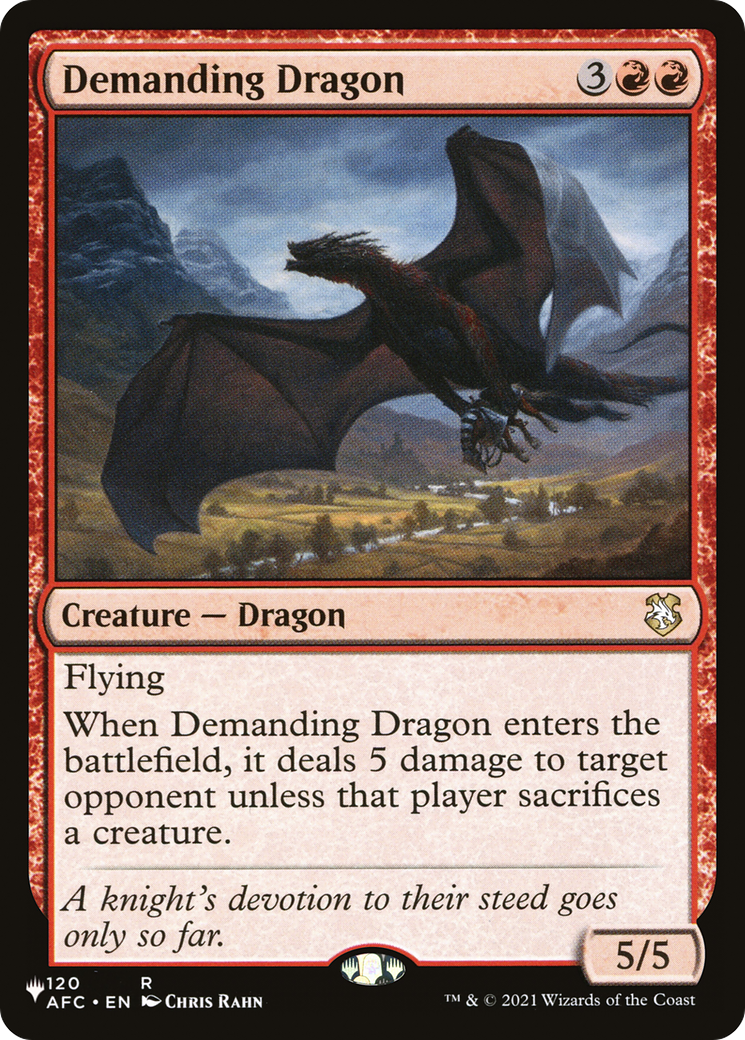 Demanding Dragon |  (120) [The List Reprints]