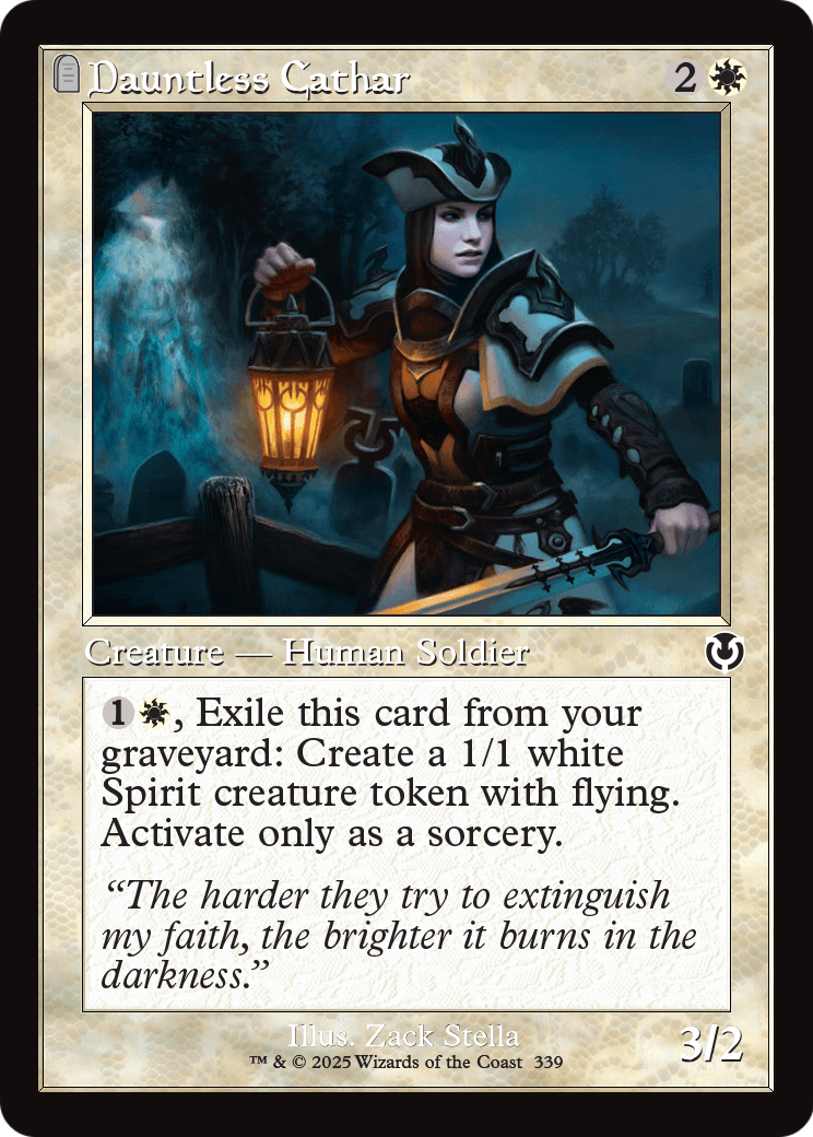 Dauntless Cathar (Retor Frame) (-339) [Innistrad Remastered]