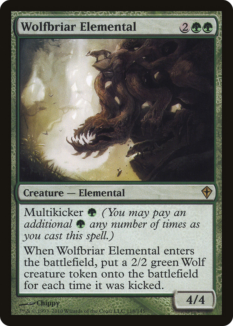 Wolfbriar Elemental [Worldwake] Foil