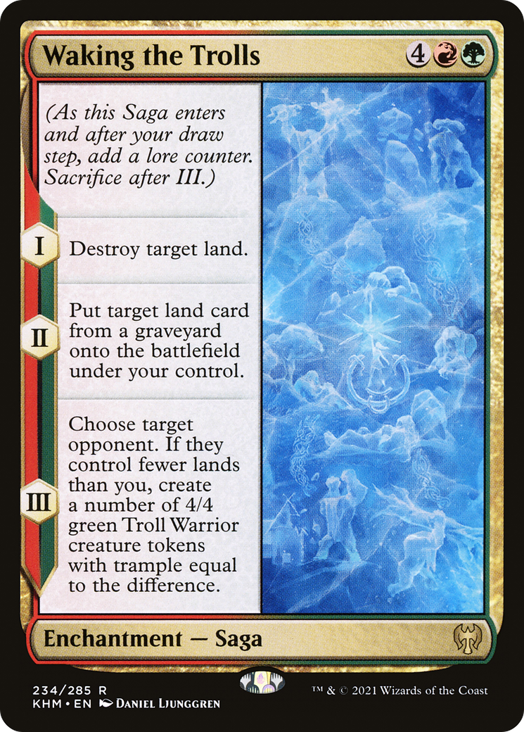 Waking the Trolls [Kaldheim] Foil