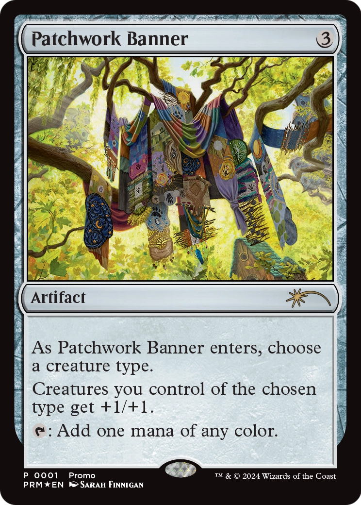 Patchwork Banner |  Foil (001) [Media Promos]