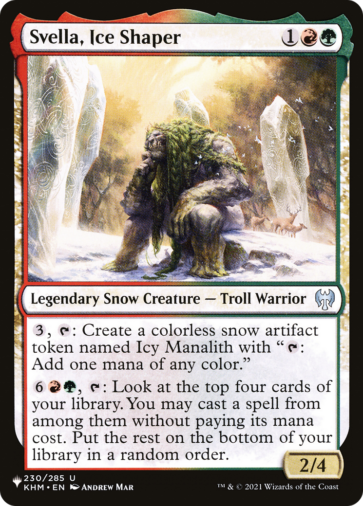 Svella, Ice Shaper |  (KHM-230) [The List]