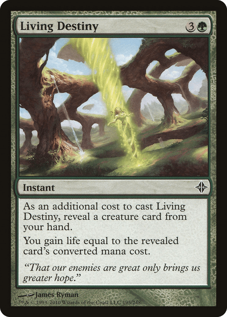 Living Destiny [Rise of the Eldrazi] Foil