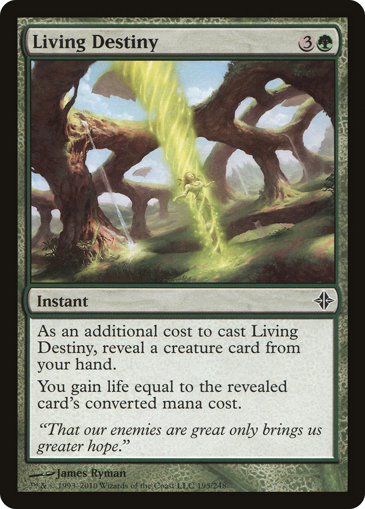 Living Destiny [Rise of the Eldrazi] Foil