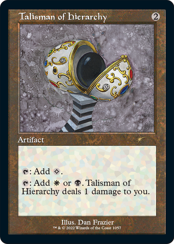 Talisman of Hierarchy (SLD-1057) - Secret Lair Drop Etched Foil