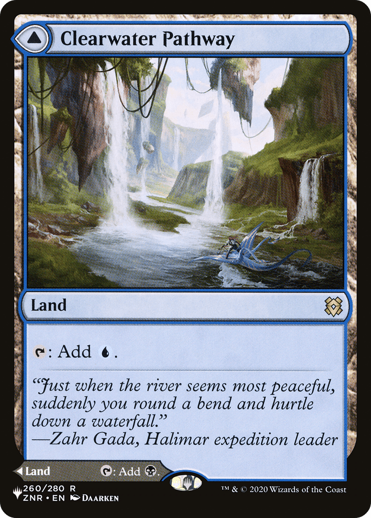 Clearwater Pathway // Murkwater Pathway |  (ZNR-260) [The List]
