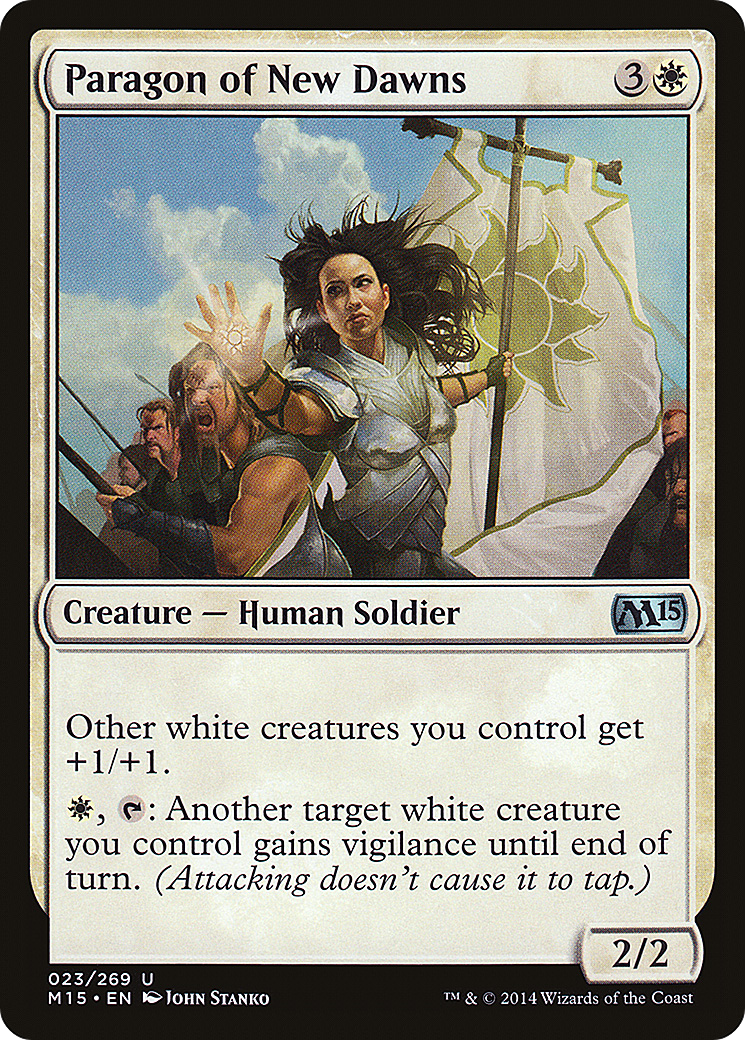 Paragon of New Dawns [Magic 2015] Foil