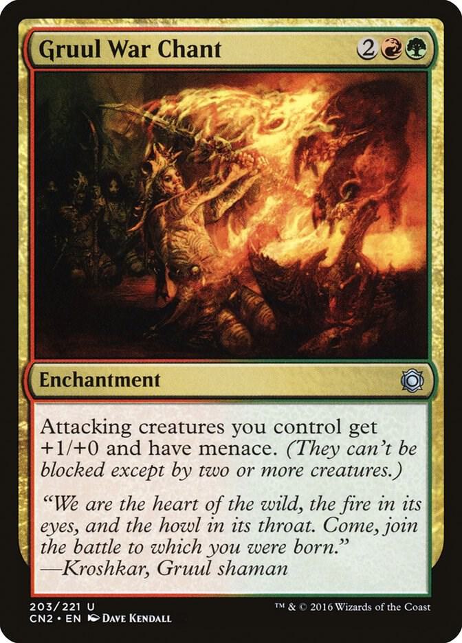 Gruul War Chant 203/221 (Conspiracy: Take the Crown) 